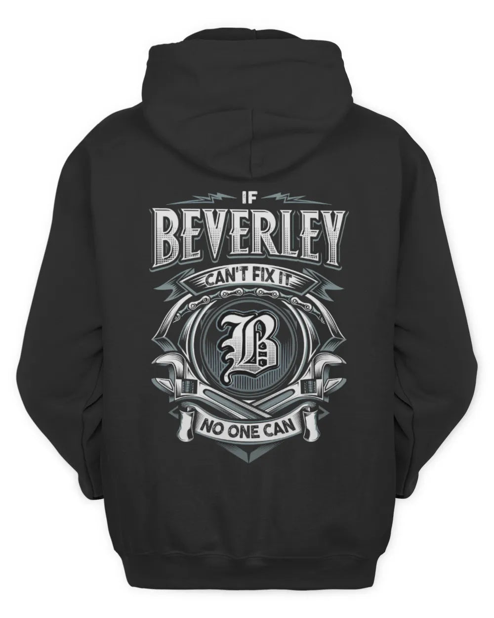 BEVERLEY AP81-K4-626 - Personalized Ahmed Quote Apparel “If Ahmed Can't Fix It, No One Can” - Unisex Hoodie - Black