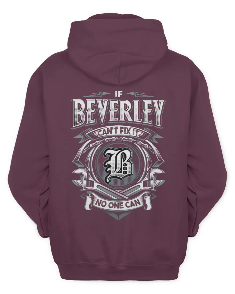 BEVERLEY AP81-K4-626 - Personalized Ahmed Quote Apparel “If Ahmed Can't Fix It, No One Can” - Unisex Hoodie - Maroon