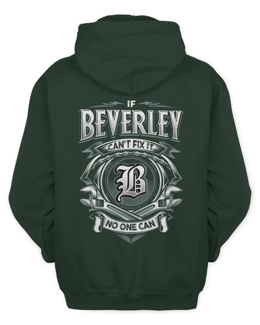 BEVERLEY AP81-K4-626 - Personalized Ahmed Quote Apparel “If Ahmed Can't Fix It, No One Can” - Unisex Hoodie - Forest Green
