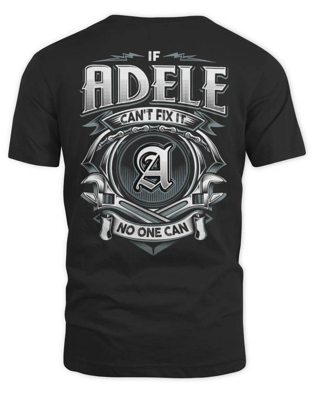 ADELE AP81-K4-626 - Personalized Ahmed Quote Apparel “If Ahmed Can't Fix It, No One Can” - Unisex Standard T-Shirt - Black