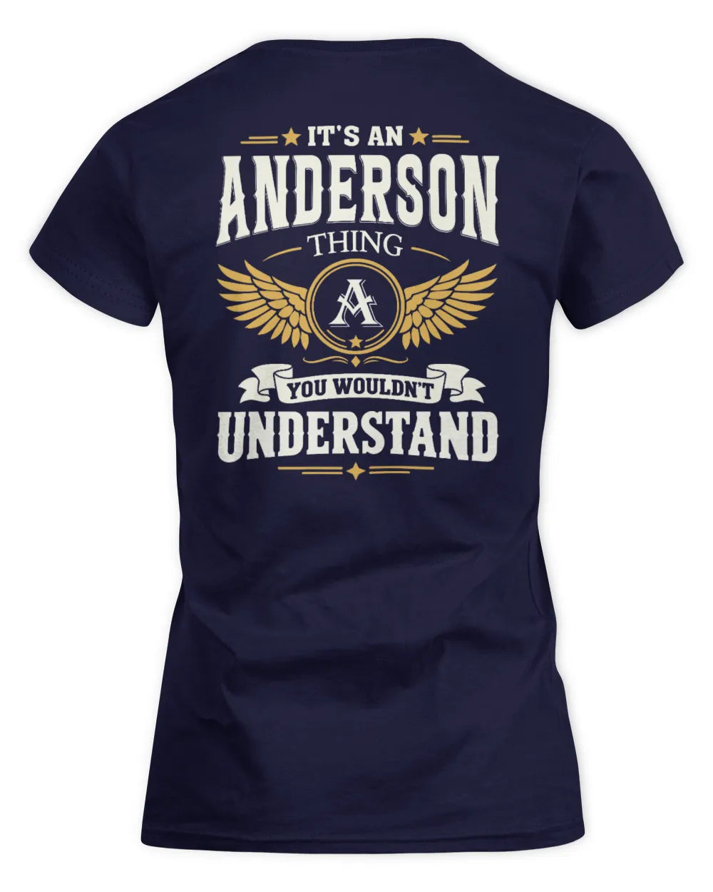 ANDERSON KT06-M008 It’s a [NAME] Thing – You Wouldn’t Understand | Personalized Vintage T-Shirt - Women's Standard T-Shirt - Navy