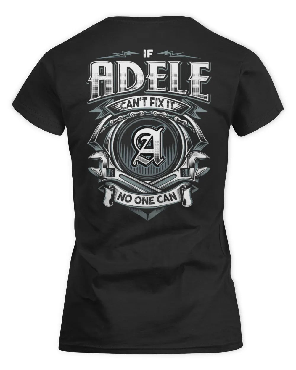 ADELE AP81-K4-626 - Personalized Ahmed Quote Apparel “If Ahmed Can't Fix It, No One Can” - Women's Standard T-Shirt - Black