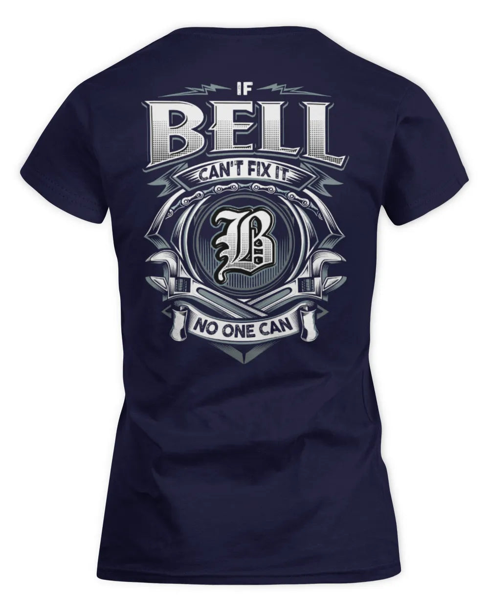 BELL AP81-K4-626 - Personalized Ahmed Quote Apparel “If Ahmed Can't Fix It, No One Can” - Women's Standard T-Shirt - Navy