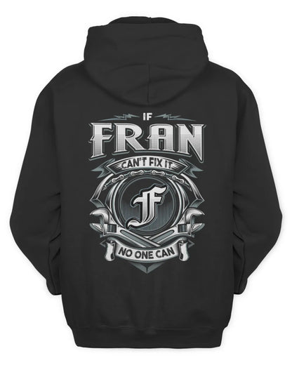 FRAN AP81-K4-626 - Personalized Ahmed Quote Apparel “If Ahmed Can't Fix It, No One Can” - Unisex Hoodie - Black
