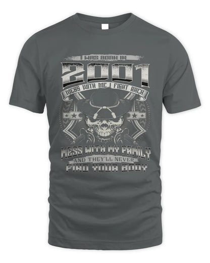 2001 HH89-K2 – Protective Family Quote T-Shirt - Unisex Standard T-Shirt - Charcoal