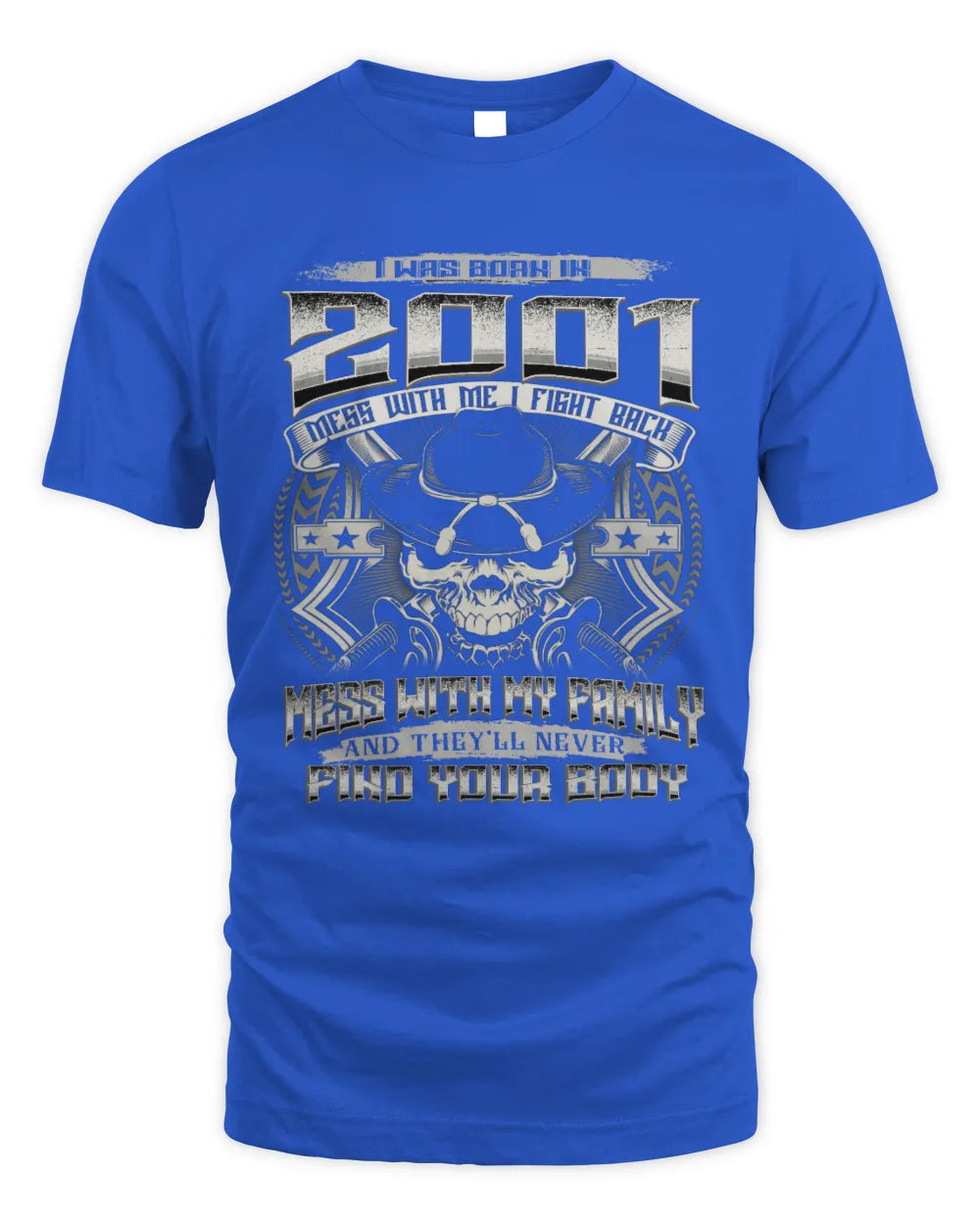 2001 HH89-K2 – Protective Family Quote T-Shirt - Unisex Standard T-Shirt - Royal