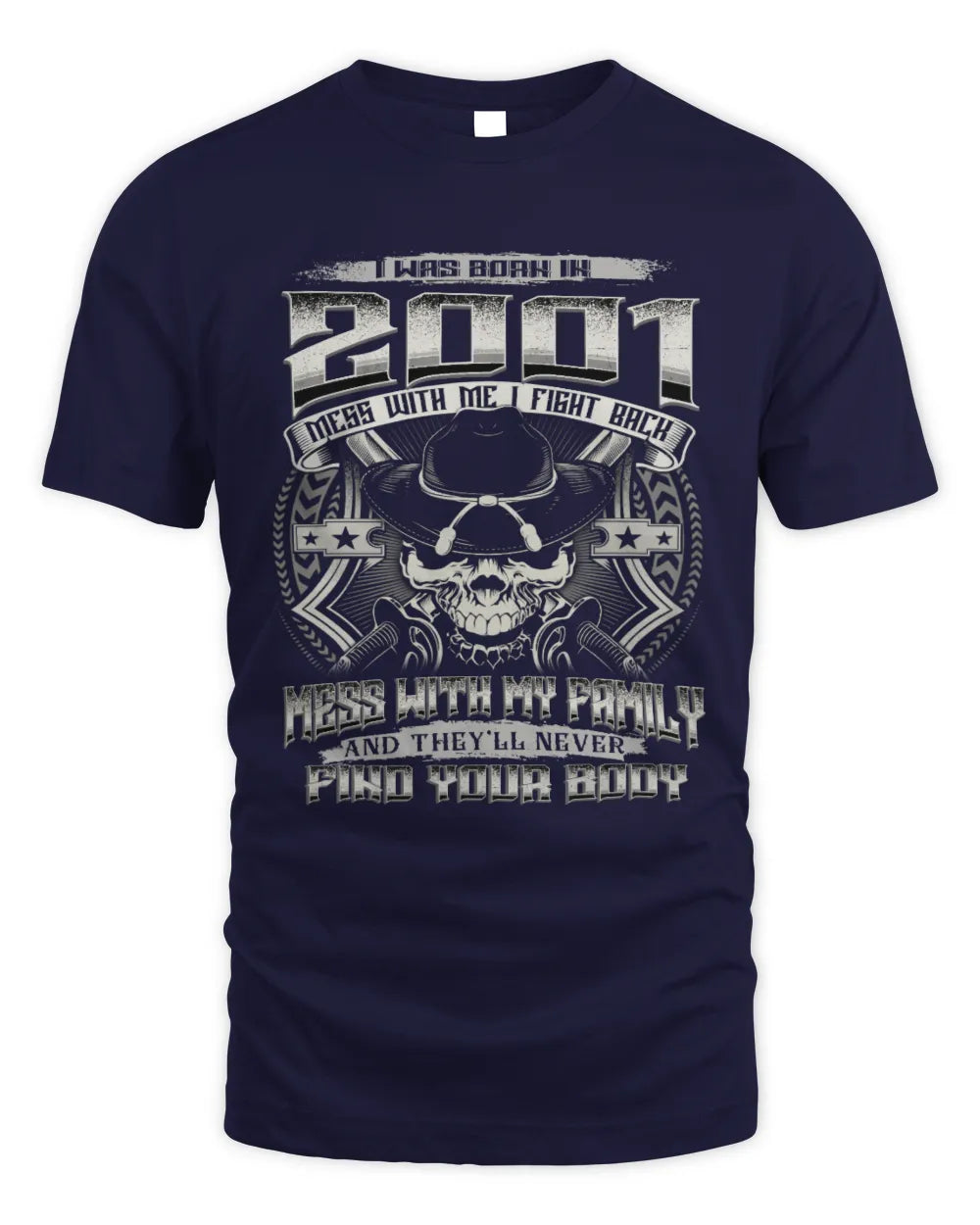 2001 HH89-K2 – Protective Family Quote T-Shirt - Unisex Standard T-Shirt - Navy