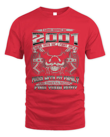 2001 HH89-K2 – Protective Family Quote T-Shirt - Unisex Standard T-Shirt - Red
