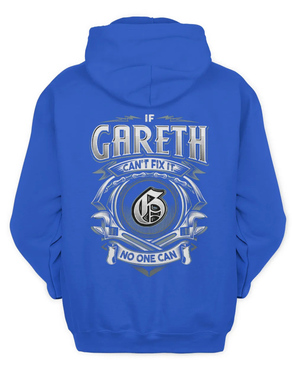 GARETH AP81-K4-626 - Personalized Ahmed Quote Apparel “If Ahmed Can't Fix It, No One Can” - Unisex Hoodie - Royal