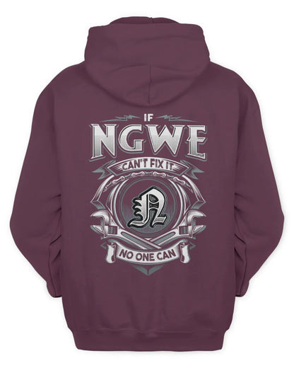 NGWE AP81-K4-626 - Personalized Ahmed Quote Apparel “If Ahmed Can't Fix It, No One Can” - Unisex Hoodie - Maroon
