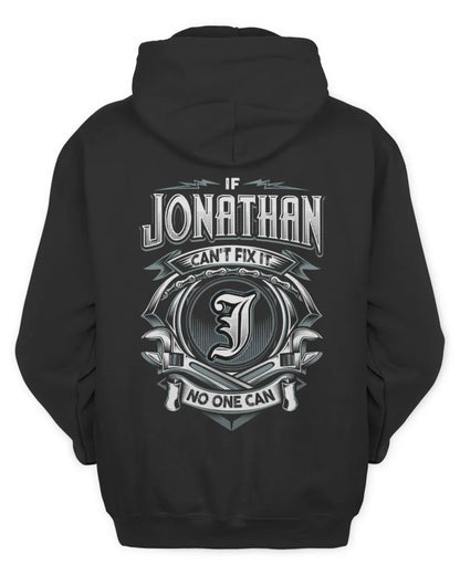 JONATHAN AP81-K4-626 - Personalized Ahmed Quote Apparel “If Ahmed Can't Fix It, No One Can” - Unisex Hoodie - Black