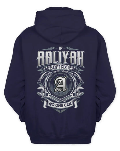 AALIYAH AP81-K4-626 - Personalized Ahmed Quote Apparel “If Ahmed Can't Fix It, No One Can” - Unisex Hoodie - Navy