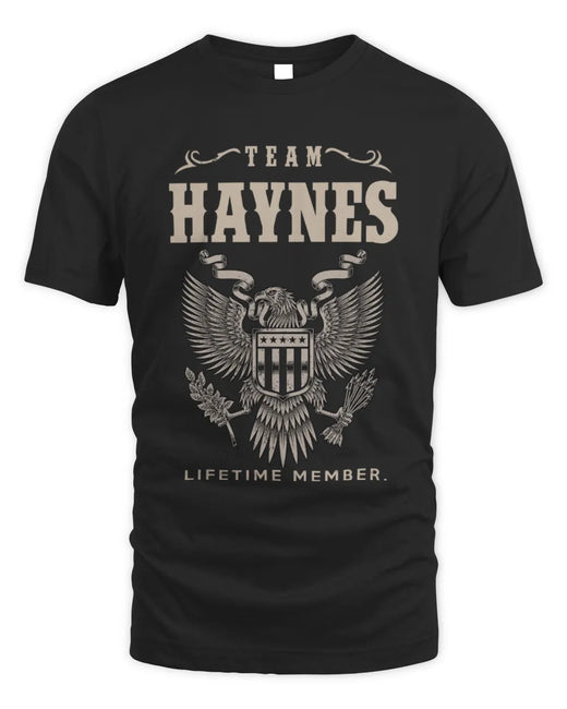 HAYNES TP06-K82 – Personalized Classic Style Apparel “Team NAME Lifetime Member”