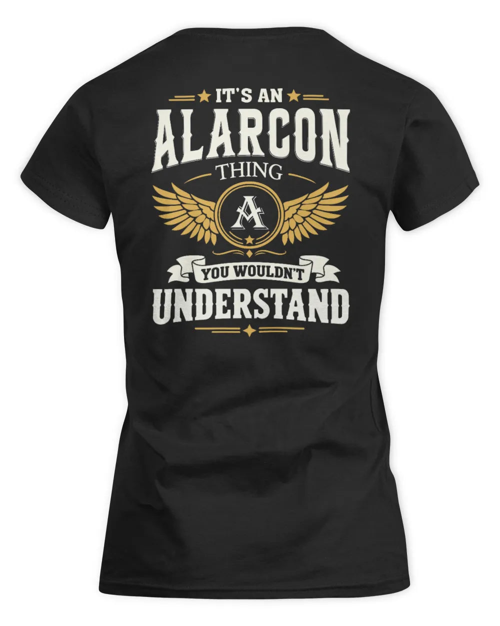 ALARCON KT06-M008 It’s a [NAME] Thing – You Wouldn’t Understand | Personalized Vintage T-Shirt - Women's Standard T-Shirt - Black
