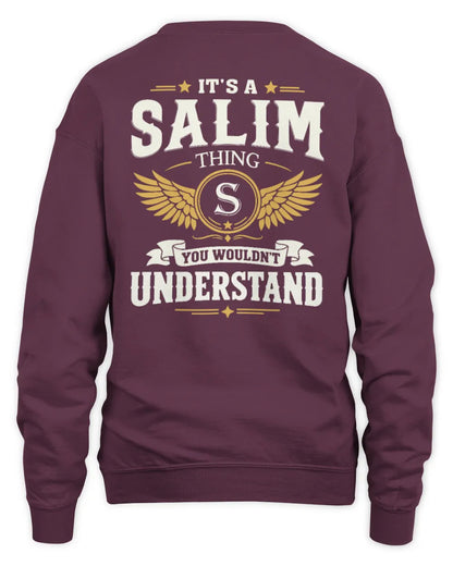 SALIM KT06-M008 It’s a [NAME] Thing – You Wouldn’t Understand | Personalized Vintage T-Shirt - Unisex Sweatshirt - Maroon