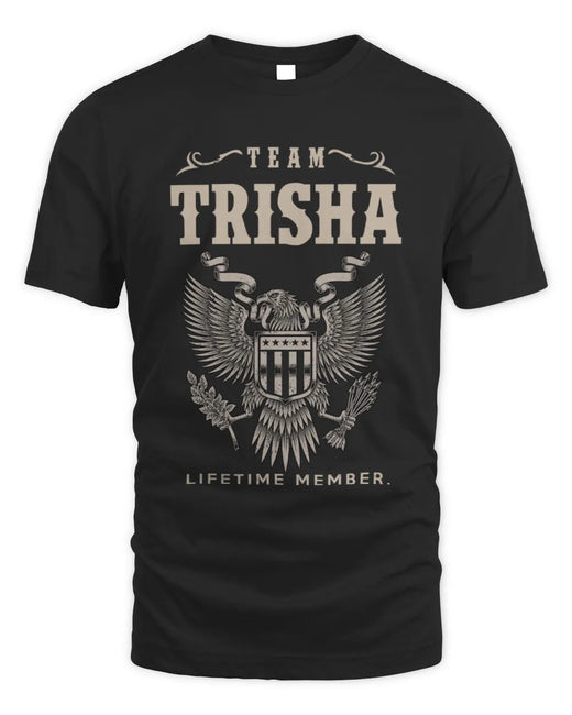 TRISHA TP06-K82 – Personalized Classic Style Apparel “Team NAME Lifetime Member”