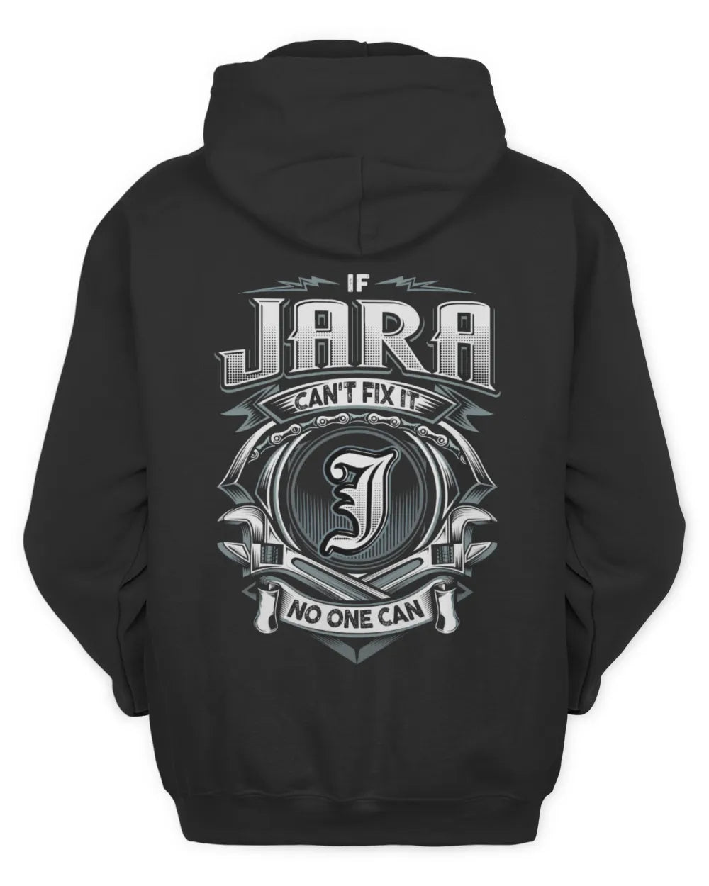 JARA AP81-K4-626 - Personalized Ahmed Quote Apparel “If Ahmed Can't Fix It, No One Can” - Unisex Hoodie - Black