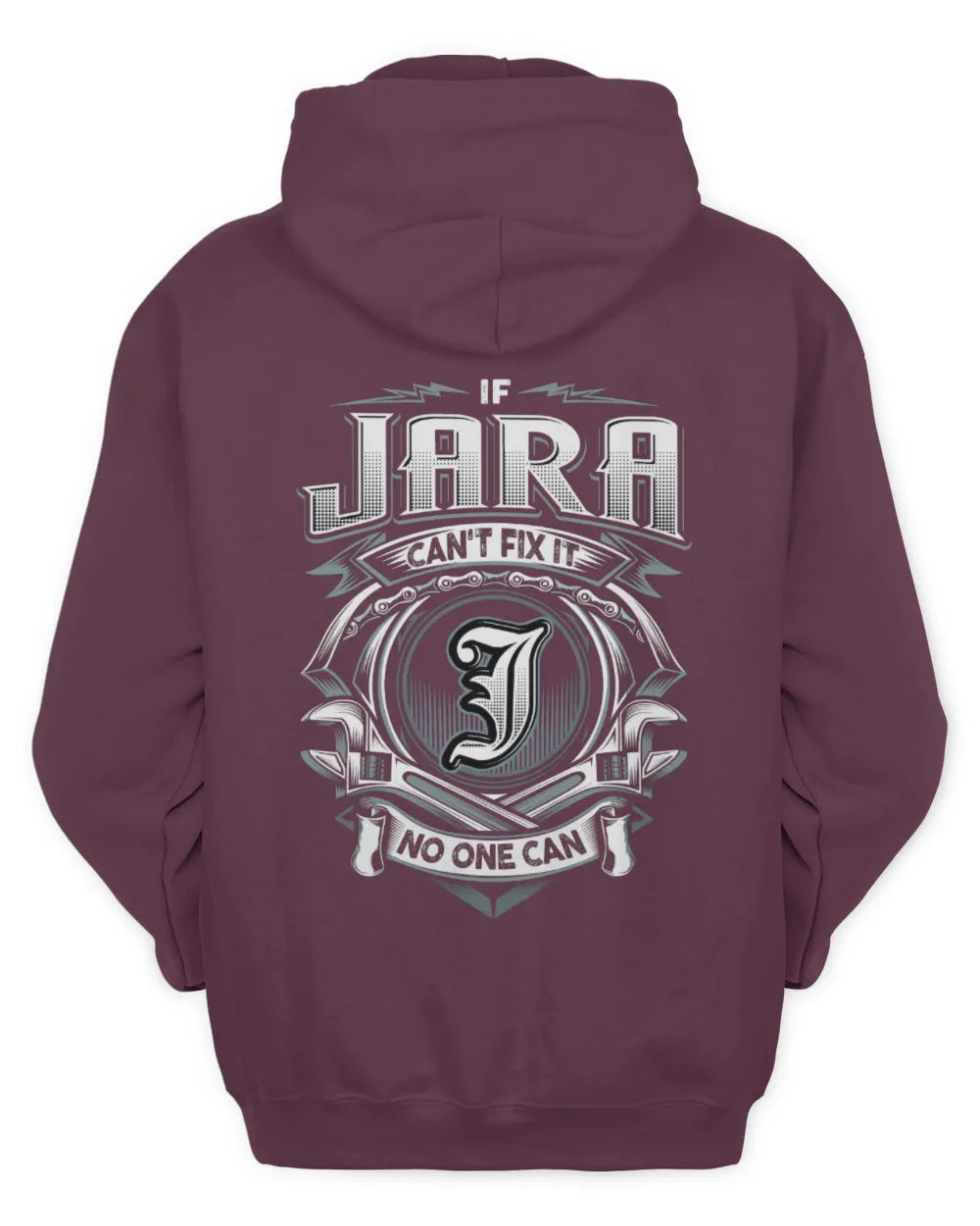 JARA AP81-K4-626 - Personalized Ahmed Quote Apparel “If Ahmed Can't Fix It, No One Can” - Unisex Hoodie - Maroon