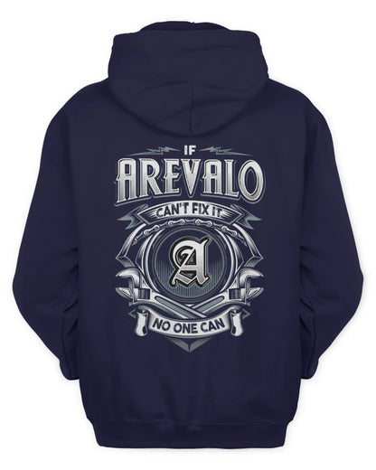 AREVALO AP81-K4-626 - Personalized Ahmed Quote Apparel “If Ahmed Can't Fix It, No One Can” - Unisex Hoodie - Navy