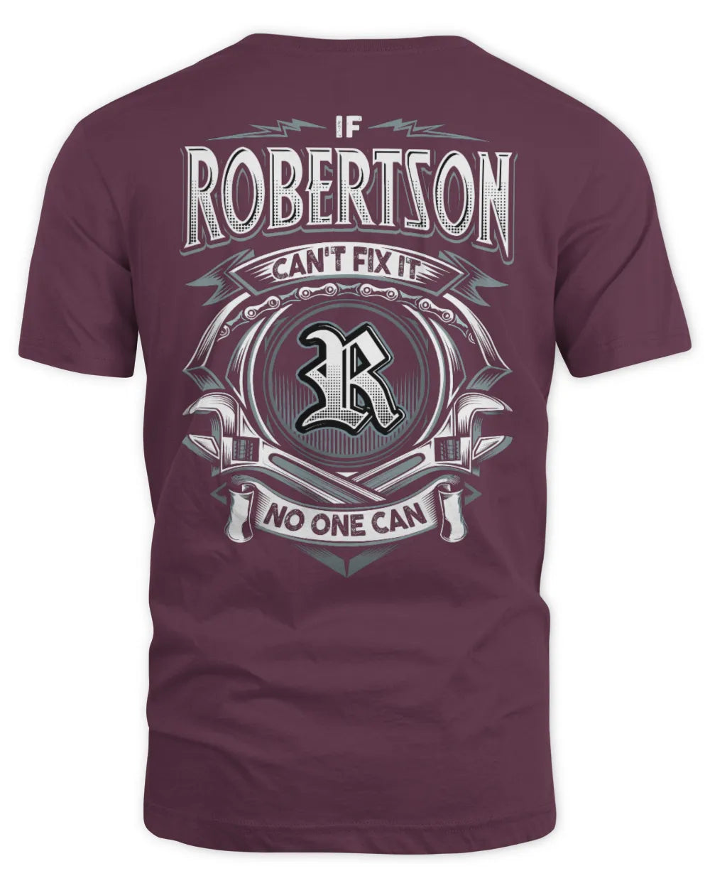ROBERTSON AP81-K4-626 - Personalized Ahmed Quote Apparel “If Ahmed Can't Fix It, No One Can” - Unisex Standard T-Shirt - Maroon