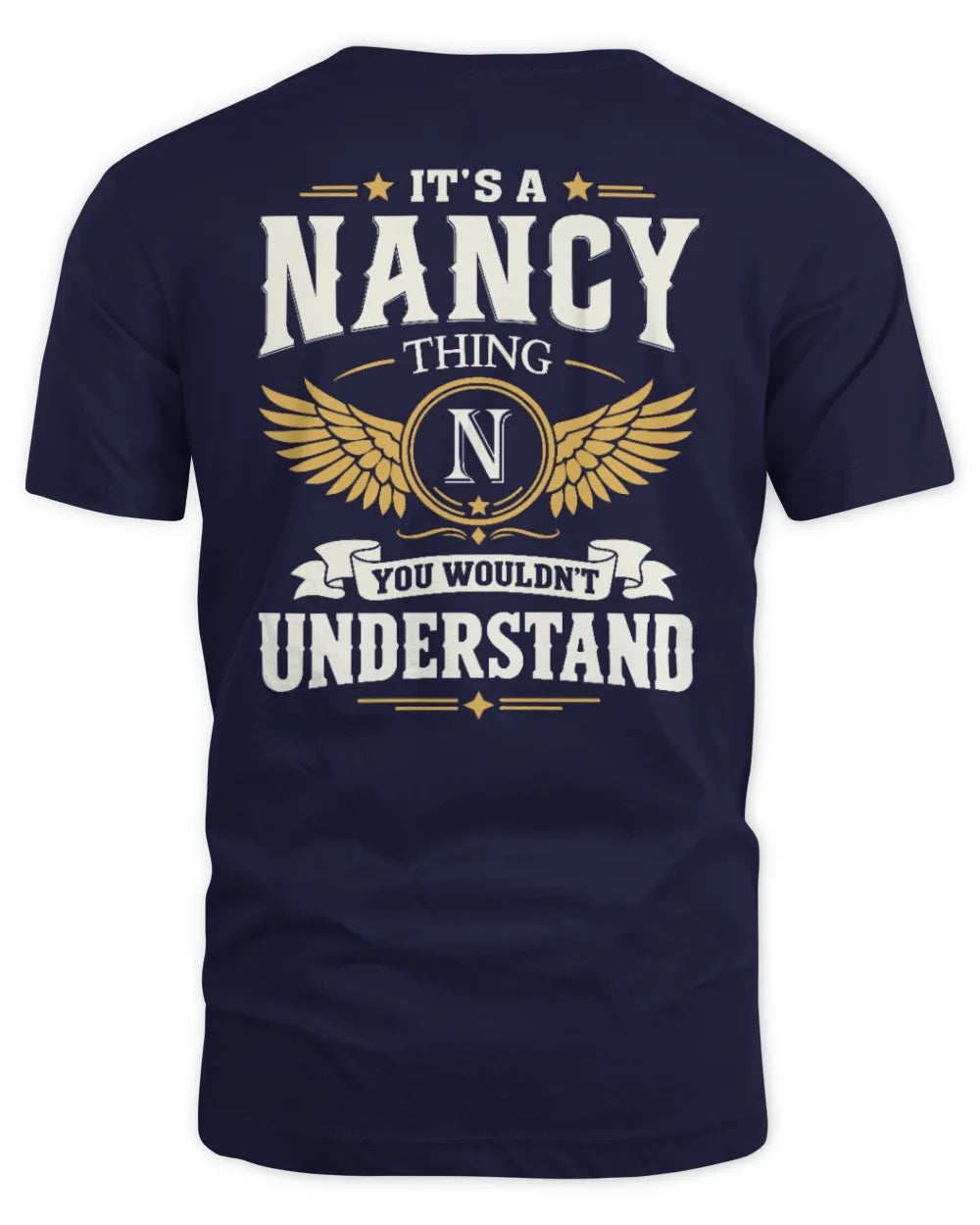 NANCY KT06-M008 It’s a [NAME] Thing – You Wouldn’t Understand | Personalized Vintage T-Shirt - Unisex Standard T-Shirt - Navy
