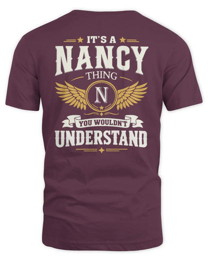NANCY KT06-M008 It’s a [NAME] Thing – You Wouldn’t Understand | Personalized Vintage T-Shirt - Unisex Standard T-Shirt - Maroon