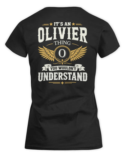 OLIVIER KT06-M008 It’s a [NAME] Thing – You Wouldn’t Understand | Personalized Vintage T-Shirt - Women's Standard T-Shirt - Black