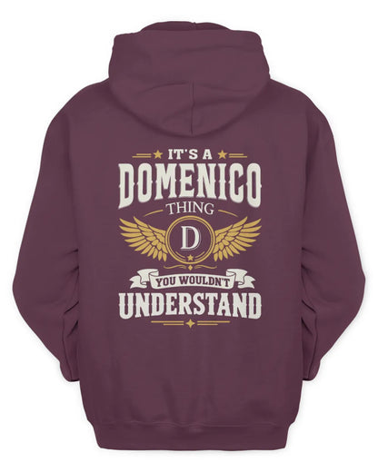 DOMENICO KT06-M008 It’s a [NAME] Thing – You Wouldn’t Understand | Personalized Vintage T-Shirt - Unisex Hoodie - Maroon