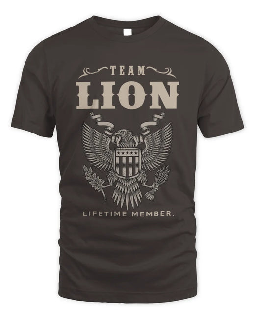 LION TP06-K82 – Personalized Classic Style Apparel “Team NAME Lifetime Member”