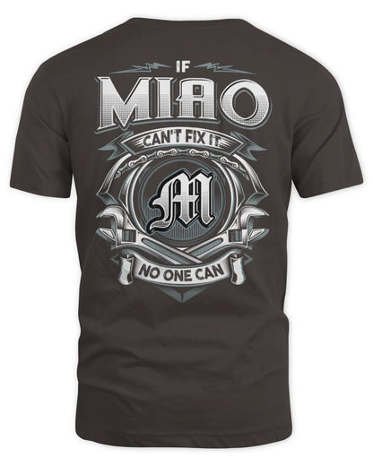 MIAO AP81-K4-626 - Personalized Ahmed Quote Apparel “If Ahmed Can't Fix It, No One Can” - Unisex Standard T-Shirt - Dark Chocolate