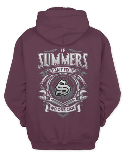 SUMMERS AP81-K4-626 - Personalized Ahmed Quote Apparel “If Ahmed Can't Fix It, No One Can” - Unisex Hoodie - Maroon