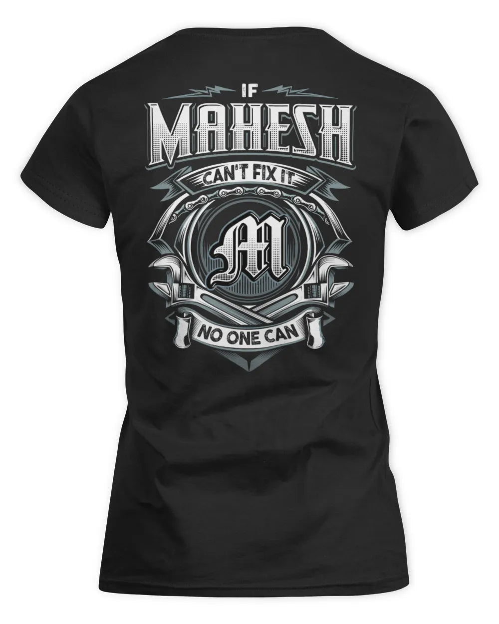 MAHESH AP81-K4-626 - Personalized Ahmed Quote Apparel “If Ahmed Can't Fix It, No One Can” - Women's Standard T-Shirt - Black