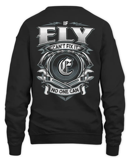 ELY AP81-K4-626 - Personalized Ahmed Quote Apparel “If Ahmed Can't Fix It, No One Can” - Unisex Sweatshirt - Black