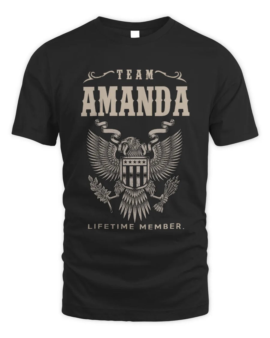 AMANDA TP06-K82 – Personalized Classic Style Apparel “Team NAME Lifetime Member”