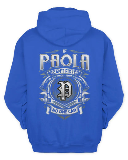 PAOLA AP81-K4-626 - Personalized Ahmed Quote Apparel “If Ahmed Can't Fix It, No One Can” - Unisex Hoodie - Royal