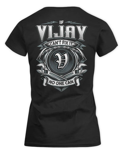 VIJAY AP81-K4-626 - Personalized Ahmed Quote Apparel “If Ahmed Can't Fix It, No One Can” - Women's Standard T-Shirt - Black