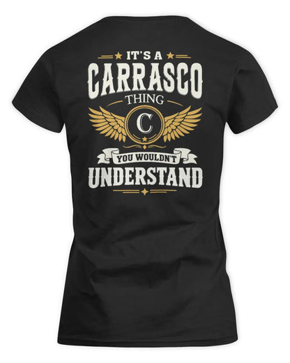 CARRASCO KT06-M008 It’s a [NAME] Thing – You Wouldn’t Understand | Personalized Vintage T-Shirt - Women's Standard T-Shirt - Black