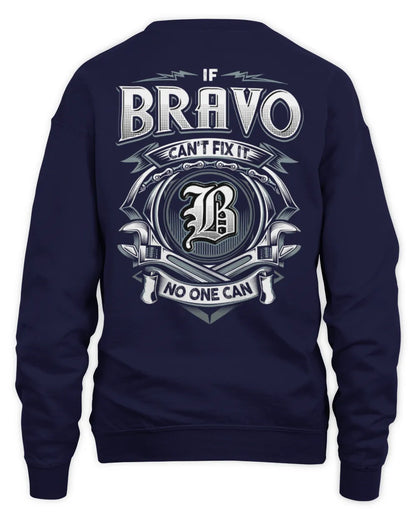 BRAVO AP81-K4-626 - Personalized Ahmed Quote Apparel “If Ahmed Can't Fix It, No One Can” - Unisex Sweatshirt - Navy