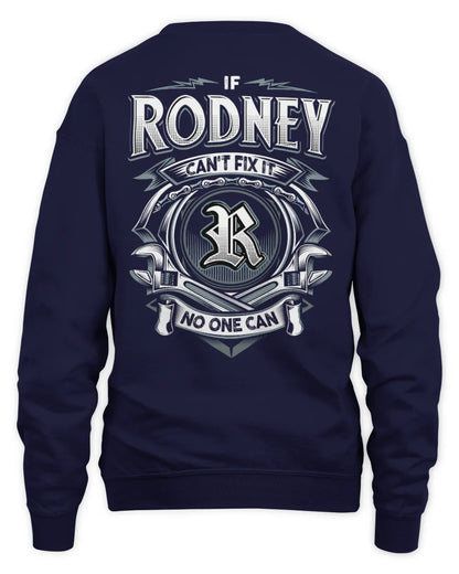 RODNEY AP81-K4-626 - Personalized Ahmed Quote Apparel “If Ahmed Can't Fix It, No One Can” - Unisex Sweatshirt - Navy