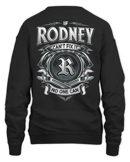 RODNEY AP81-K4-626 - Personalized Ahmed Quote Apparel “If Ahmed Can't Fix It, No One Can” - Unisex Sweatshirt - Black