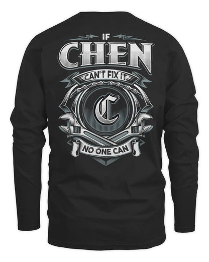 CHEN AP81-K4-626 - Personalized Ahmed Quote Apparel “If Ahmed Can't Fix It, No One Can” - Men's Long Sleeved T-Shirt - Black