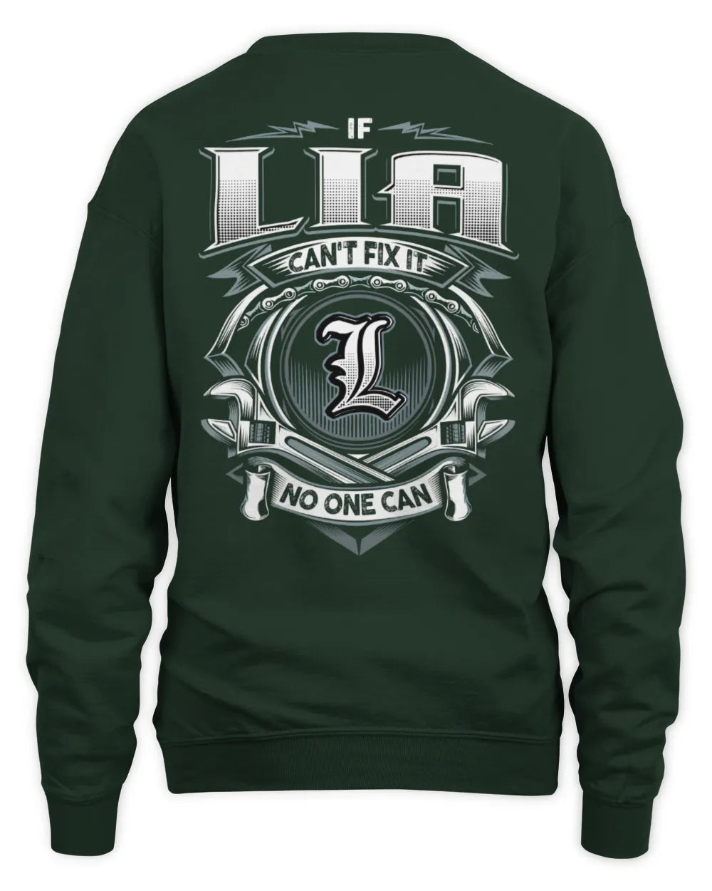 LIA AP81-K4-626 - Personalized Ahmed Quote Apparel “If Ahmed Can't Fix It, No One Can” - Unisex Sweatshirt - Forest Green
