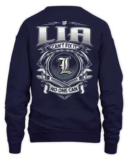 LIA AP81-K4-626 - Personalized Ahmed Quote Apparel “If Ahmed Can't Fix It, No One Can” - Unisex Sweatshirt - Navy