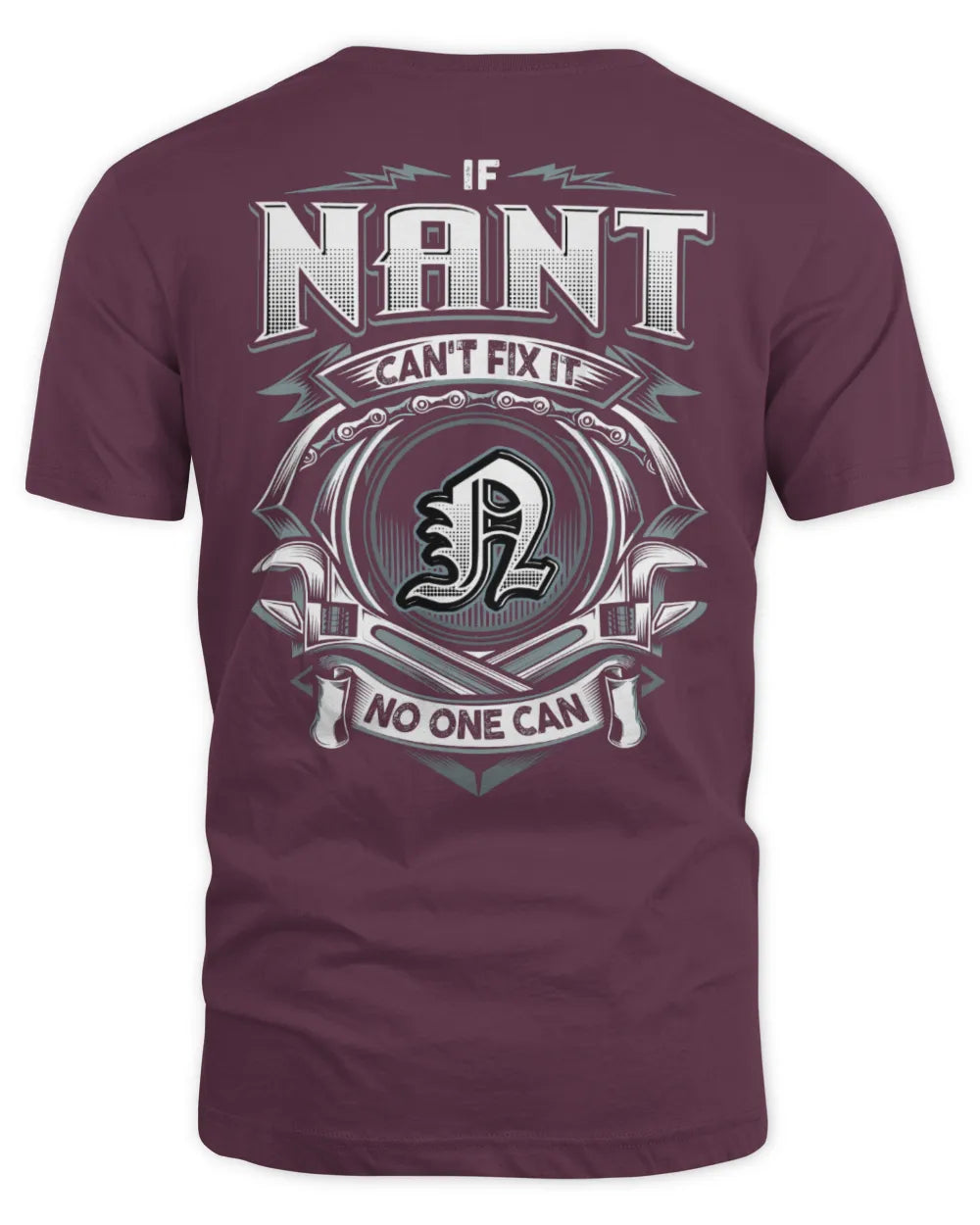 NANT AP81-K4-626 - Personalized Ahmed Quote Apparel “If Ahmed Can't Fix It, No One Can” - Unisex Standard T-Shirt - Maroon