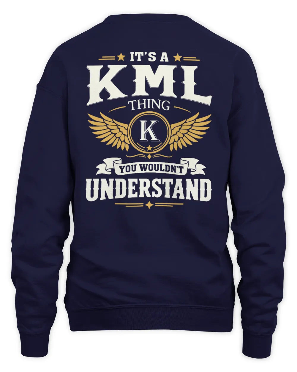 KML KT06-M008 It’s a [NAME] Thing – You Wouldn’t Understand | Personalized Vintage T-Shirt - Unisex Sweatshirt - Navy