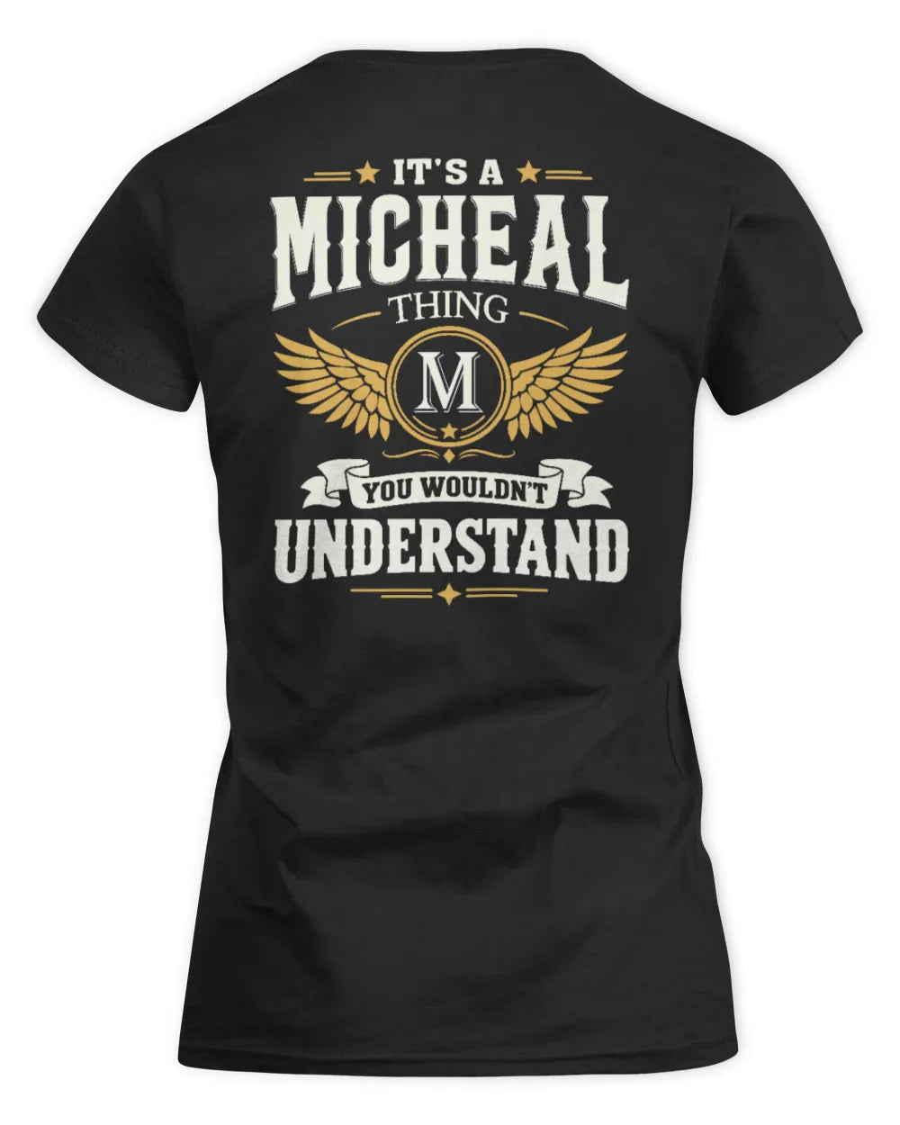 MICHEAL KT06-M008 It’s a [NAME] Thing – You Wouldn’t Understand | Personalized Vintage T-Shirt - Women's Standard T-Shirt - Black