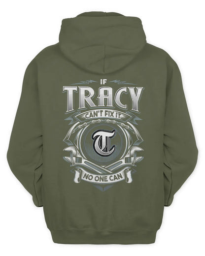 TRACY AP81-K4-626 - Personalized Ahmed Quote Apparel “If Ahmed Can't Fix It, No One Can” - Unisex Hoodie - Military Green