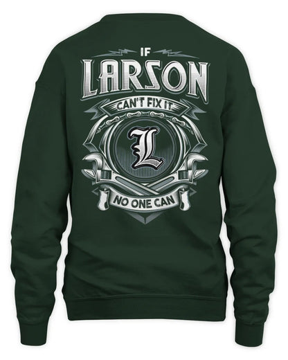 LARSON AP81-K4-626 - Personalized Ahmed Quote Apparel “If Ahmed Can't Fix It, No One Can” - Unisex Sweatshirt - Forest Green