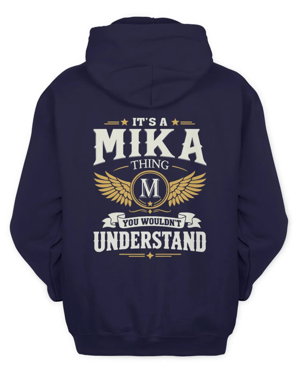 MIKA KT06-M008 It’s a [NAME] Thing – You Wouldn’t Understand | Personalized Vintage T-Shirt - Unisex Hoodie - Navy