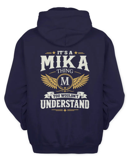 MIKA KT06-M008 It’s a [NAME] Thing – You Wouldn’t Understand | Personalized Vintage T-Shirt - Unisex Hoodie - Navy